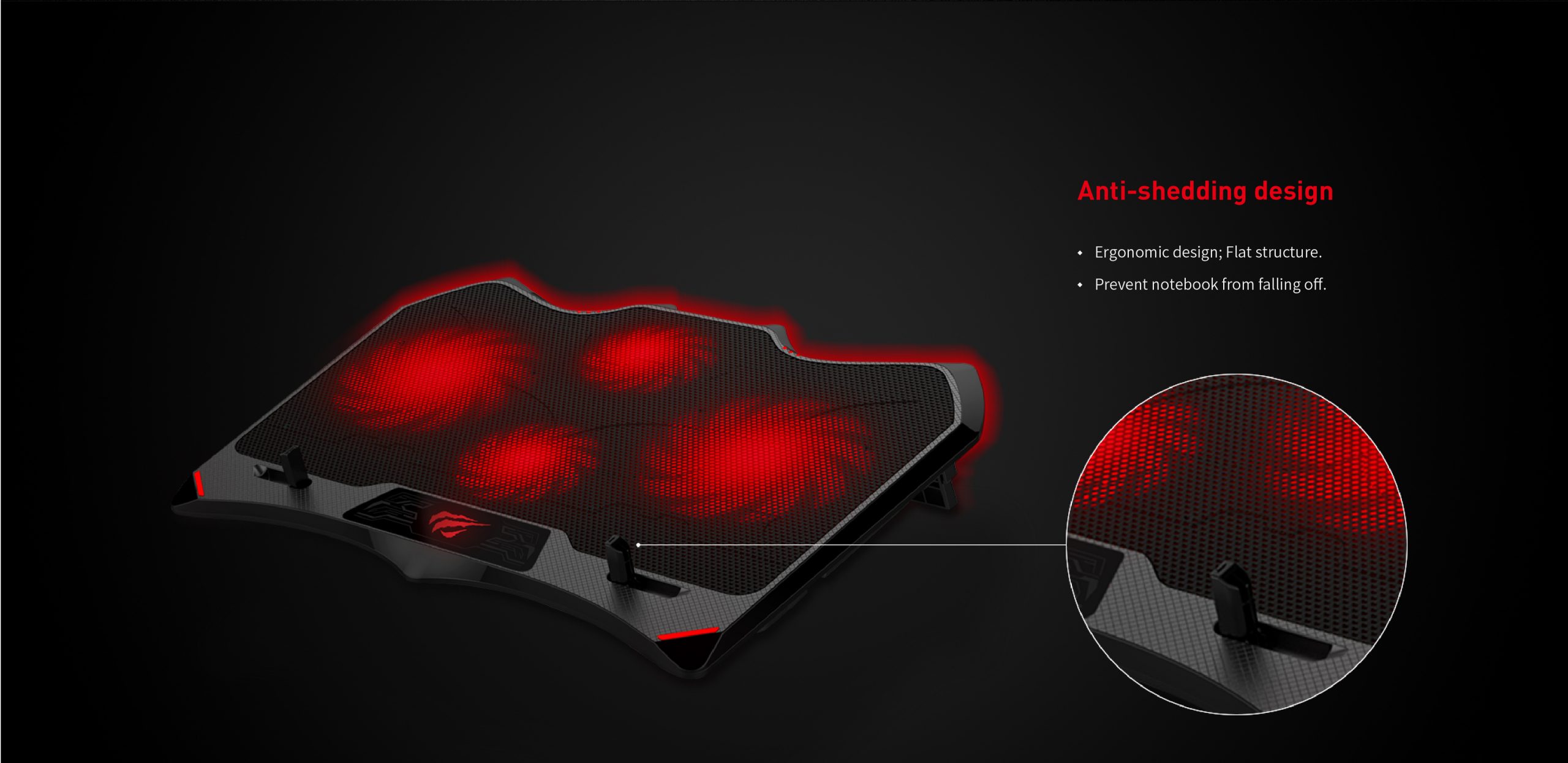 HV-F2081 Gaming Cooling Pad