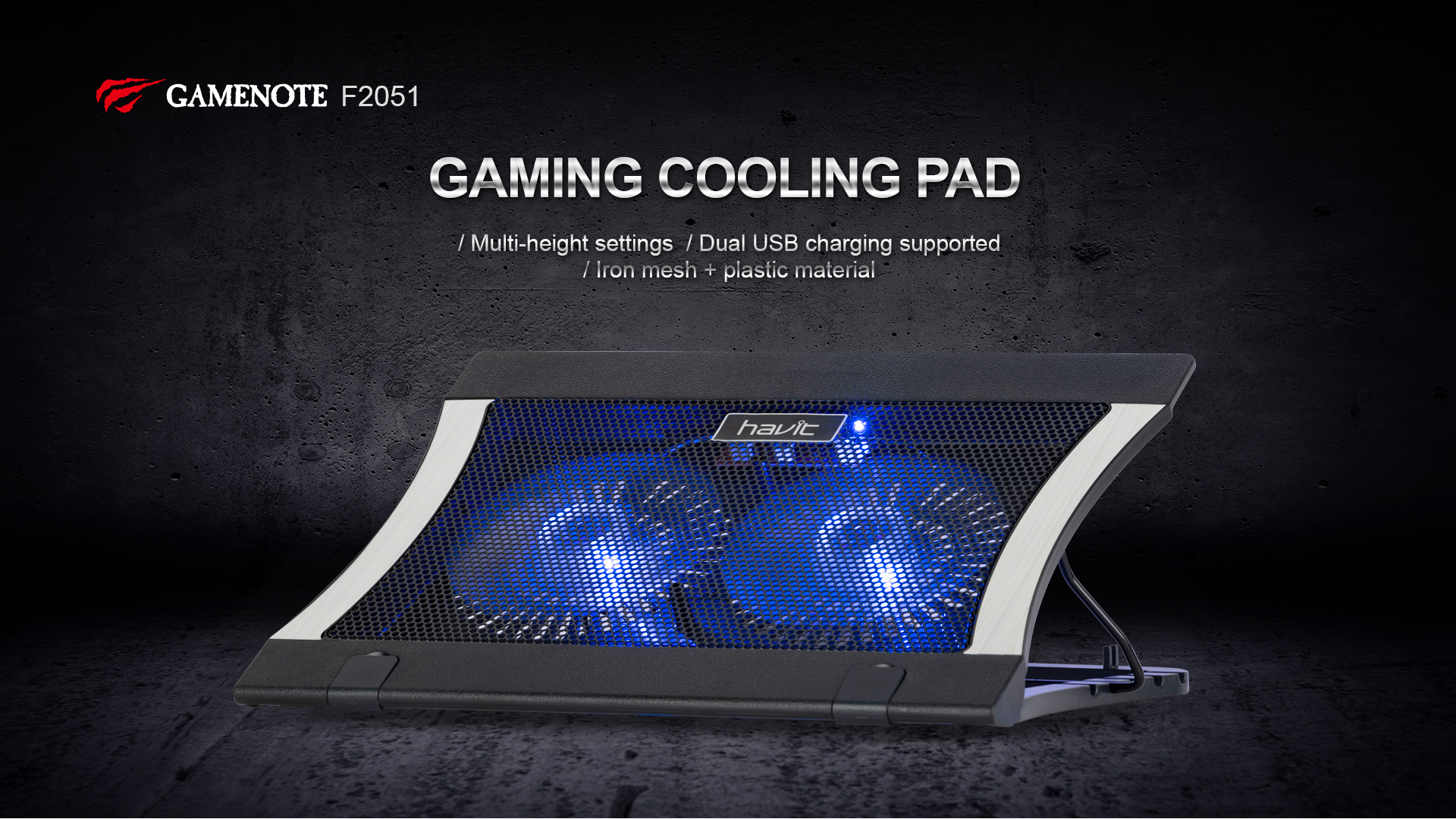F2051 Gaming Cooling Pad